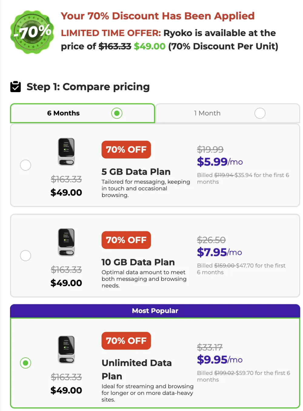 Ryoko Pro Pricing &mdash; Package Options Available